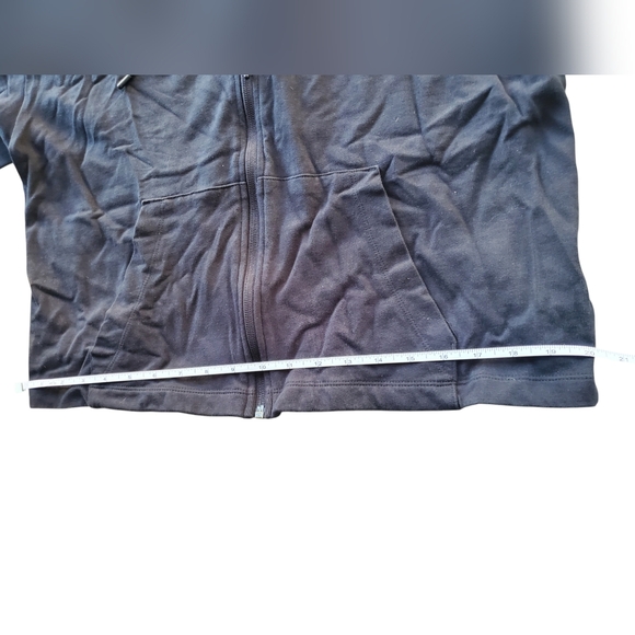 WOMEN'S Nike Full Zip Hoodie Black Wide Arms Size Medium ✨️HP✨️ - Picture 9 of 13